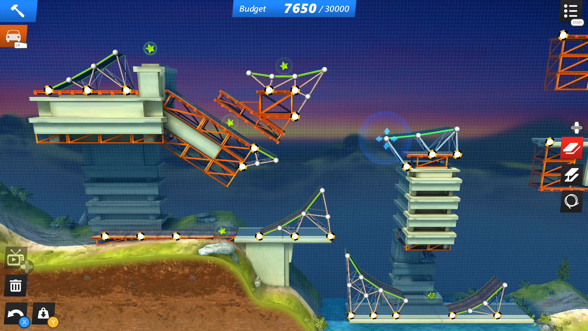 Изображение игры: Bridge Constructor Stunts