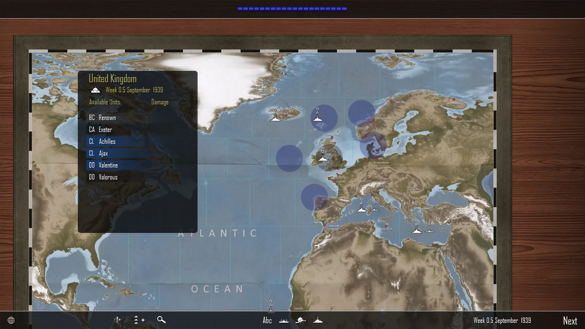 Изображение игры: Atlantic Fleet