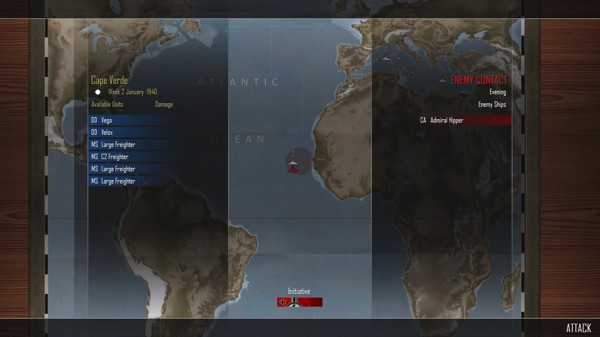Изображение игры: Atlantic Fleet