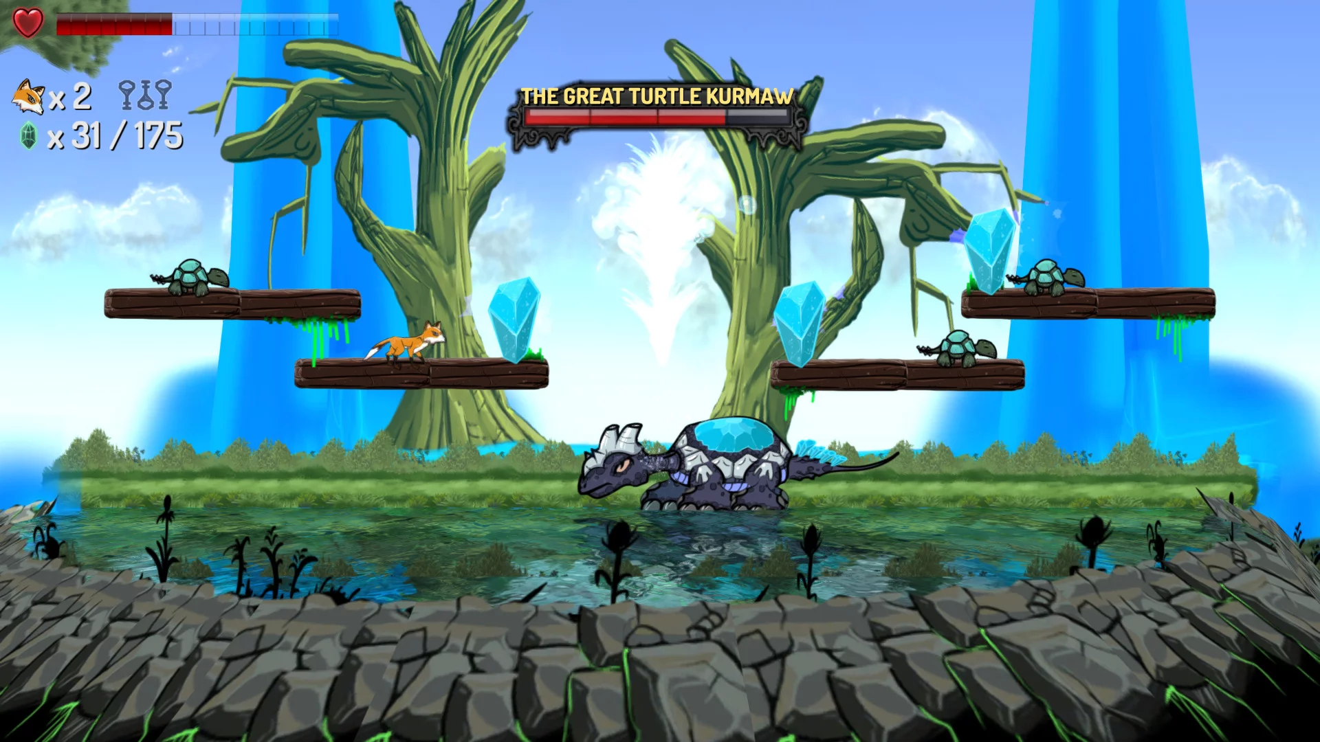 Изображение игры: Rynn's Adventure: Trouble in the Enchanted Forest