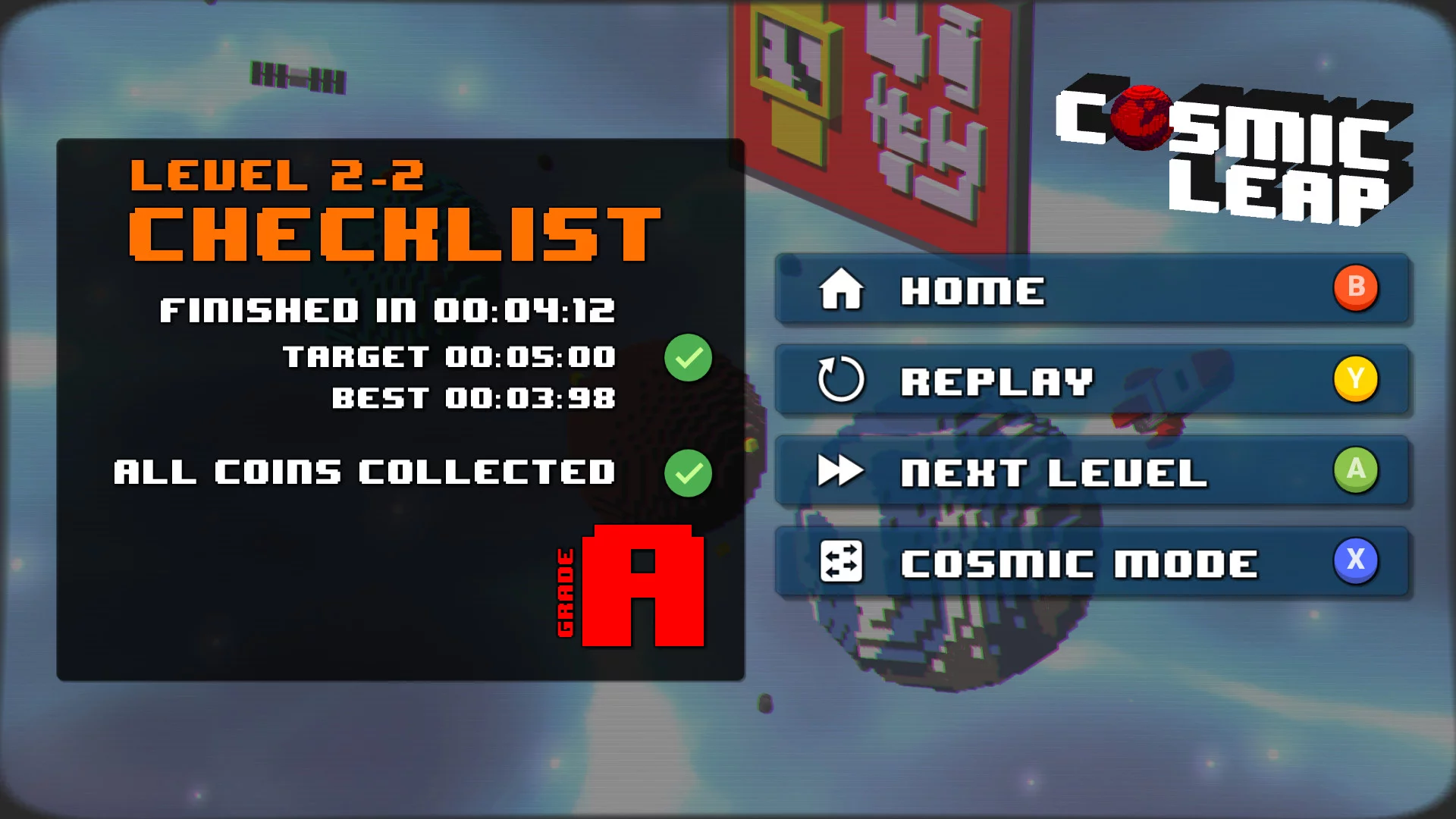 Изображение игры: Cosmic Leap