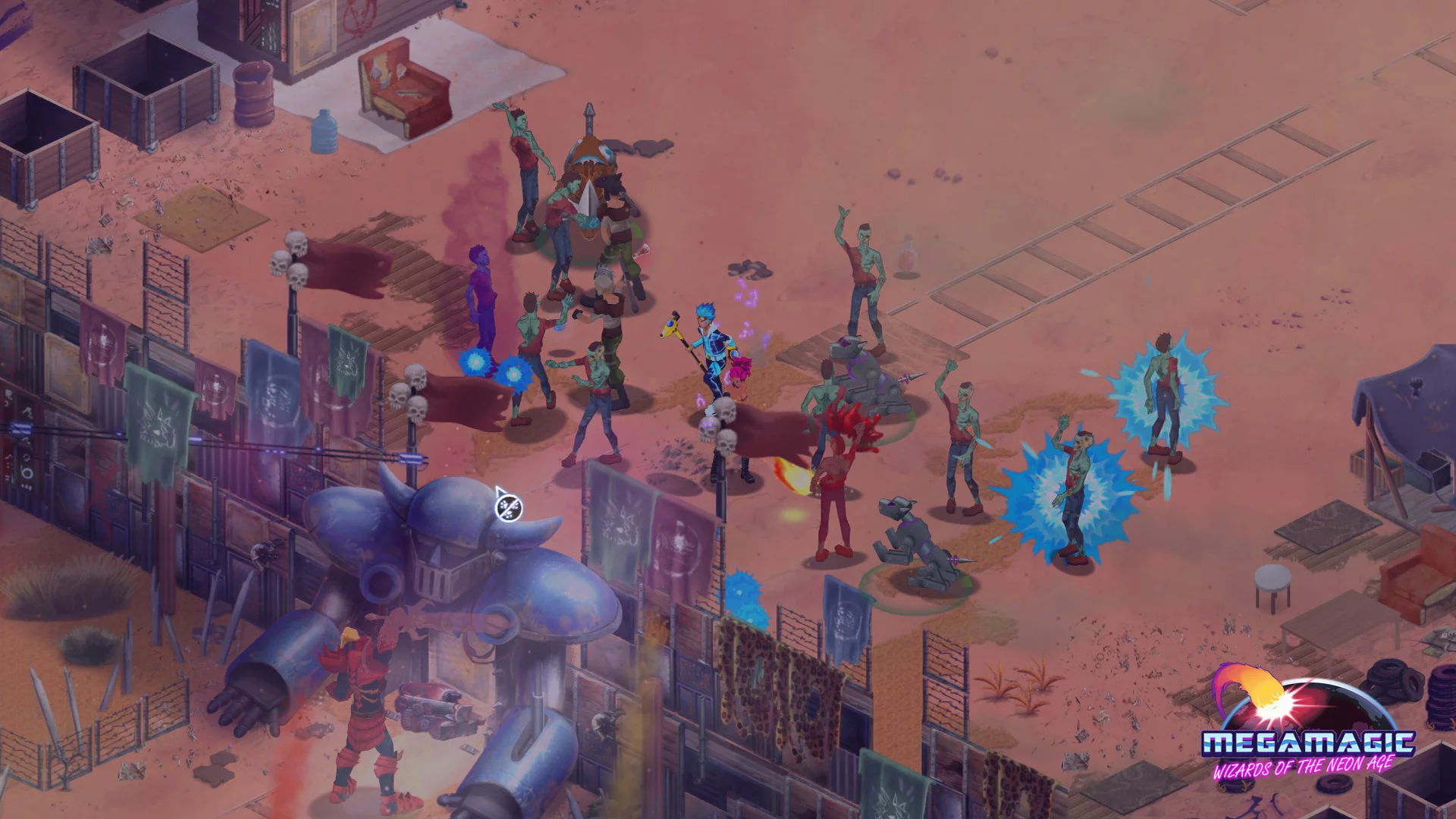 Изображение игры: Megamagic: Wizards of the Neon Age