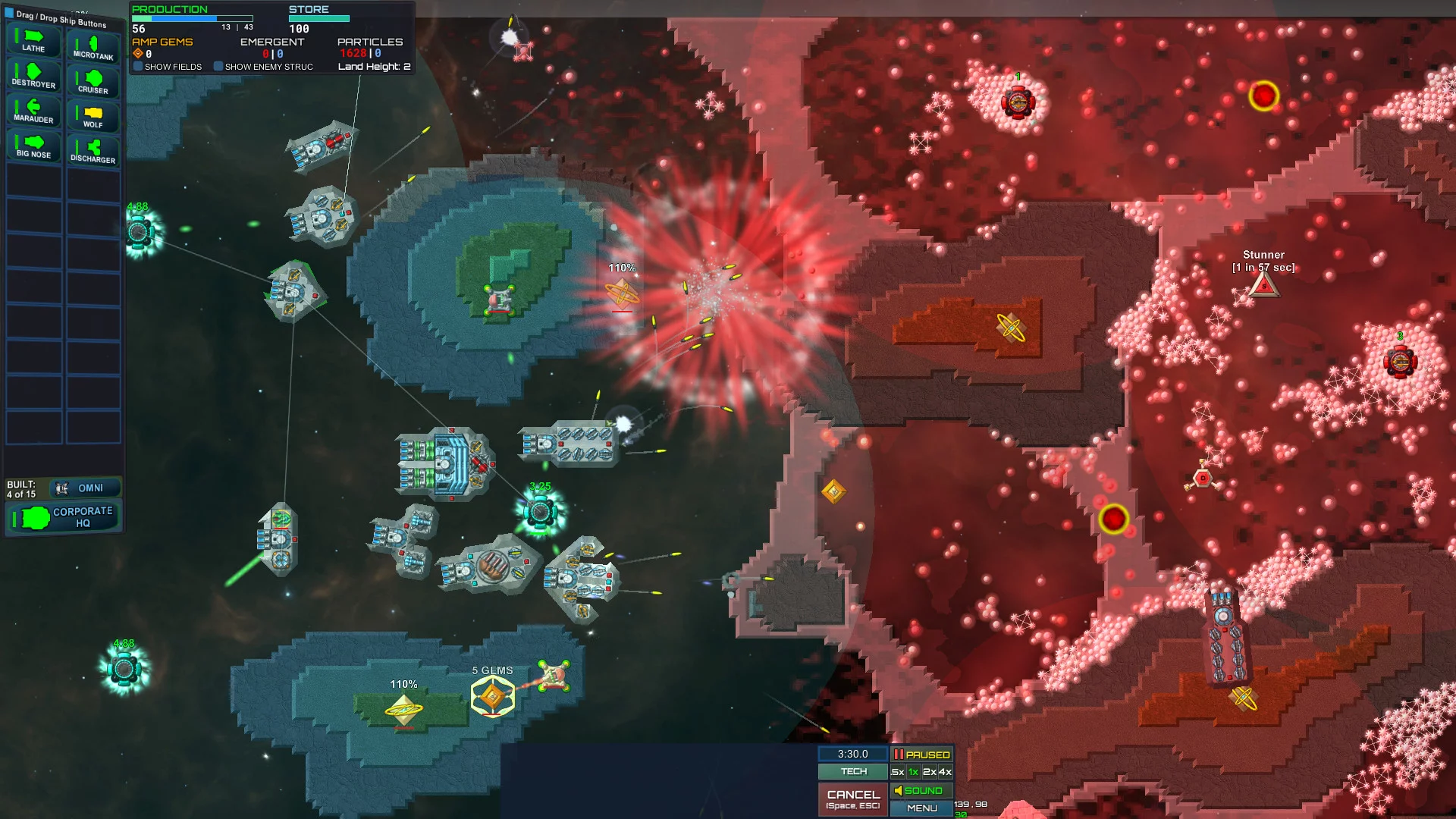 Изображение игры: Particle Fleet: Emergence