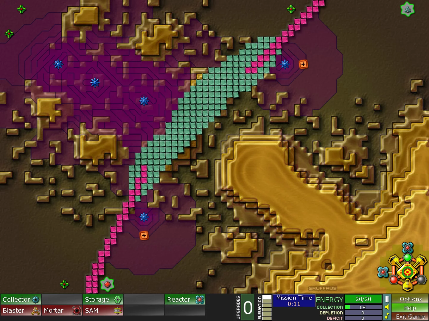Изображение игры: Creeper World: Anniversary Edition