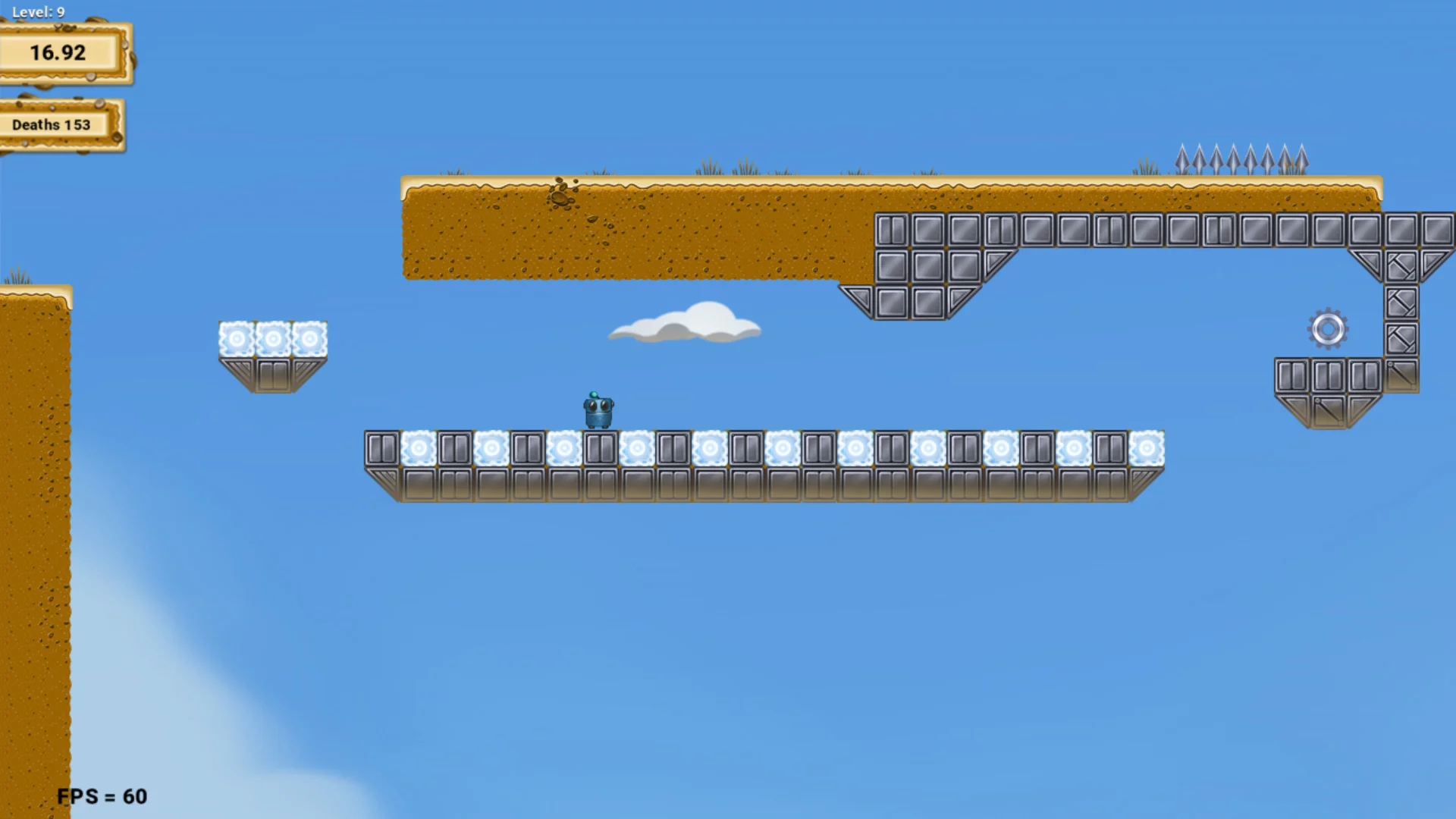 Изображение игры: Super Robot Jump Jump
