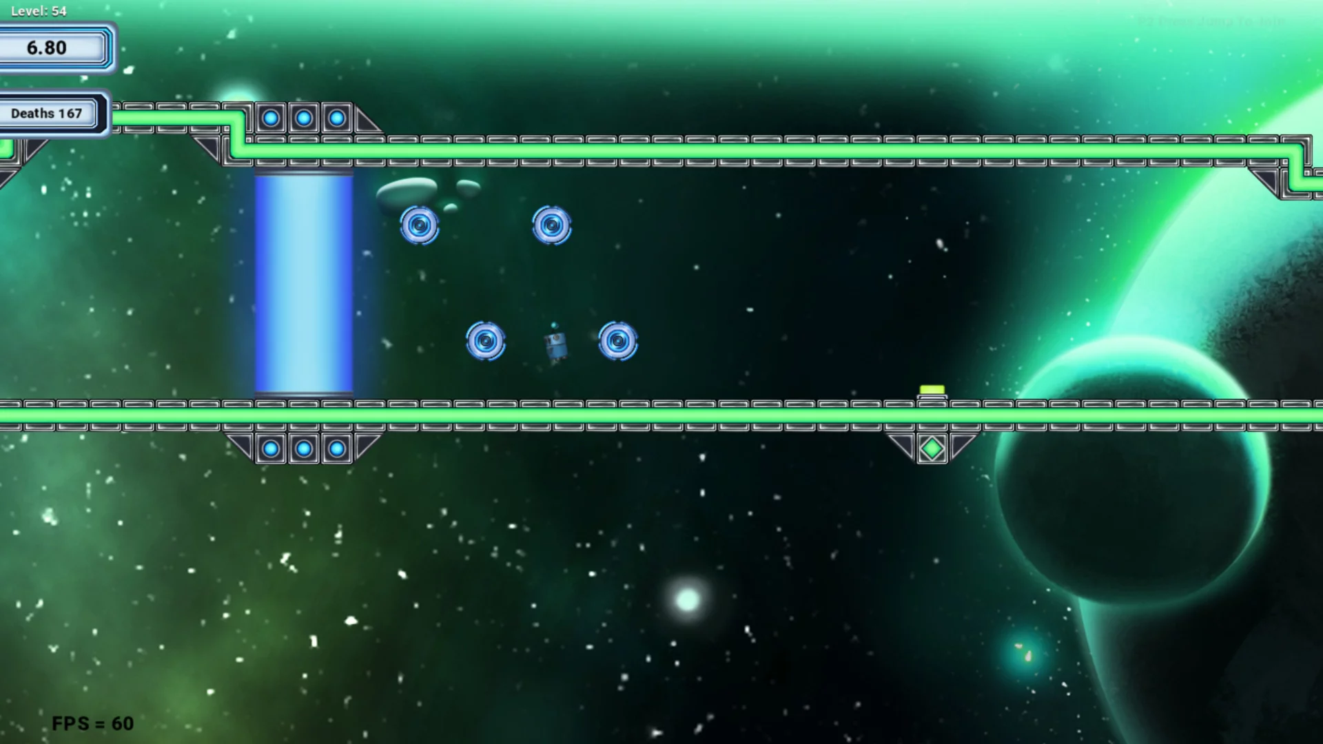 Изображение игры: Super Robot Jump Jump
