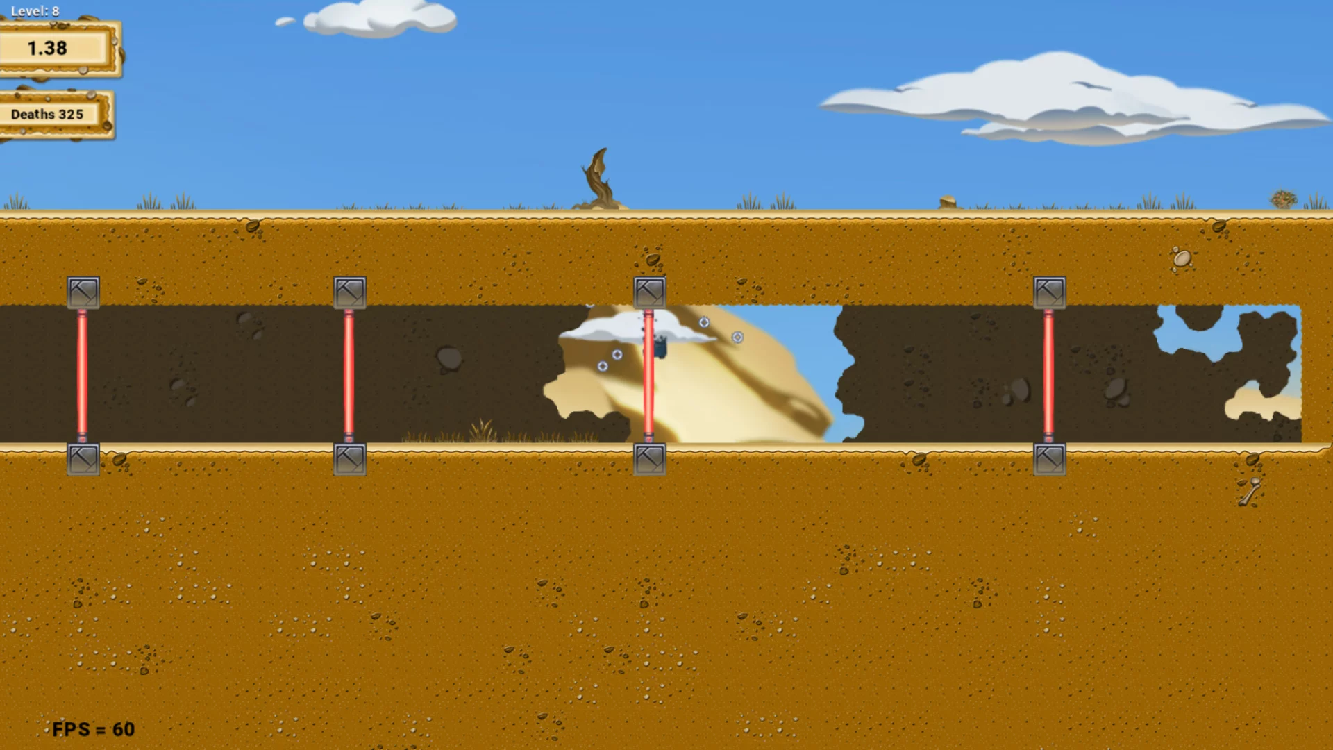 Изображение игры: Super Robot Jump Jump