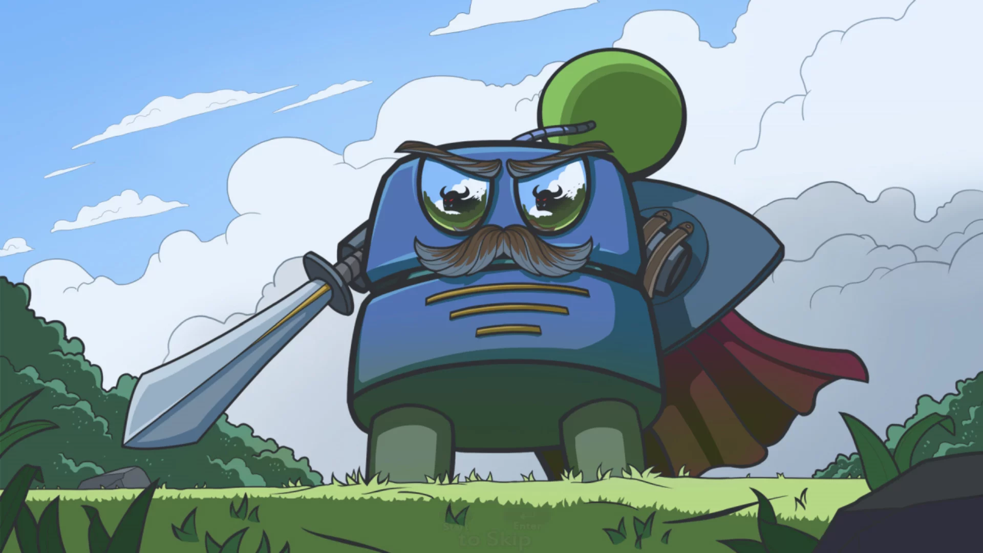 Изображение игры: Super Robot Jump Jump
