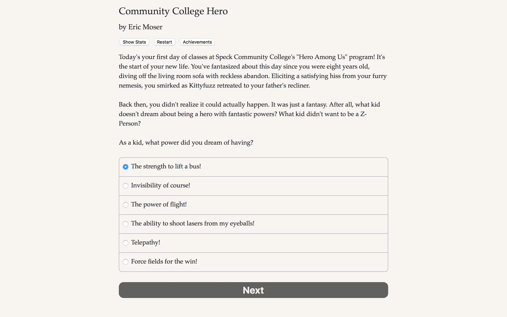 Изображение игры: Community College Hero: Trial by Fire