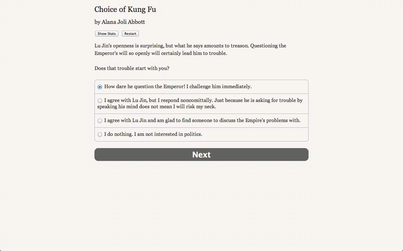 Изображение игры: Choice of Kung Fu