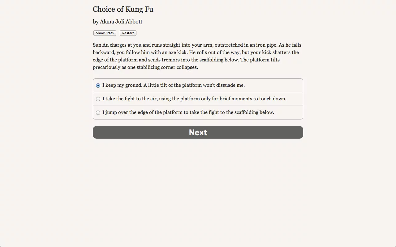 Изображение игры: Choice of Kung Fu