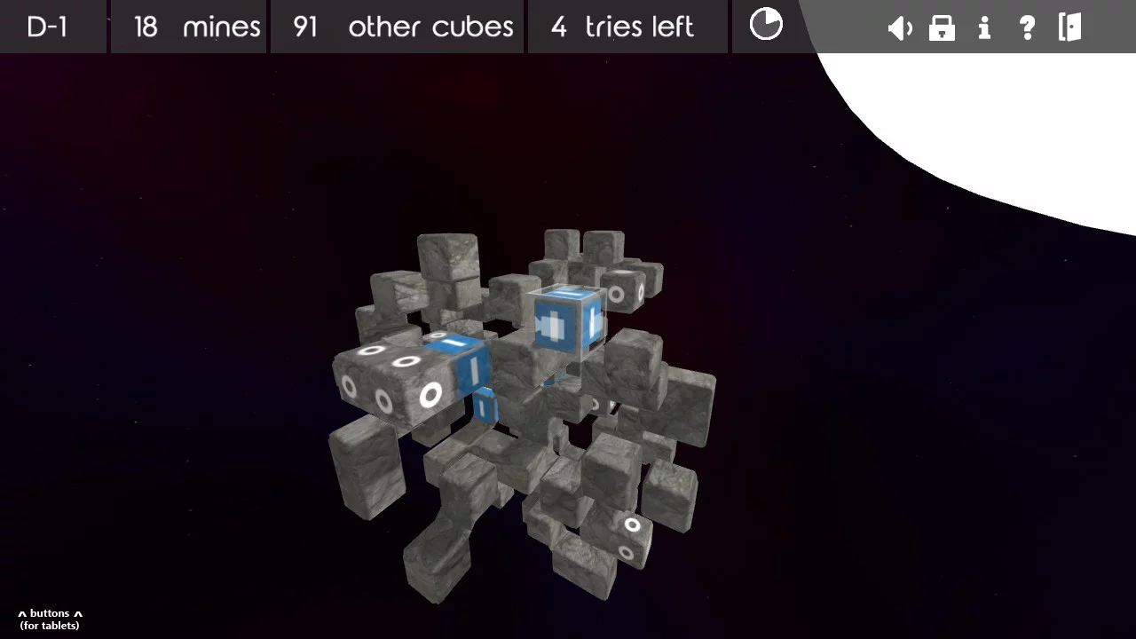 Изображение игры: Asteroids Minesweeper