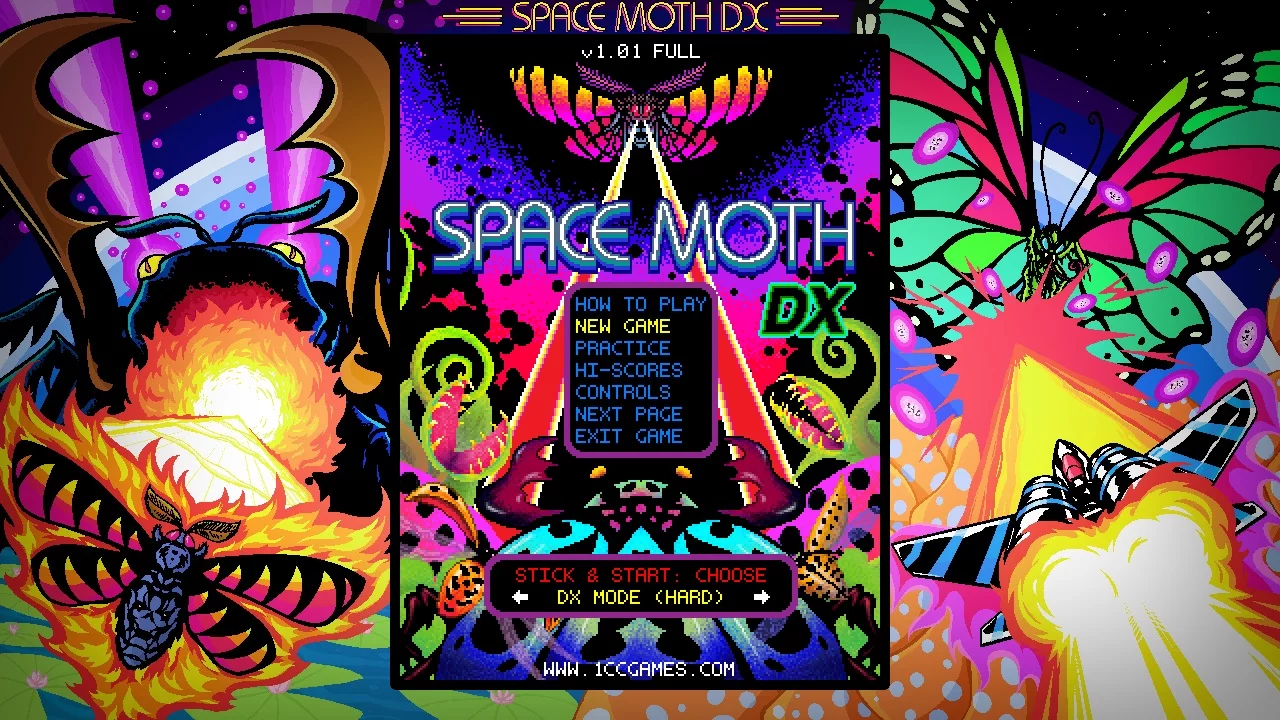 Изображение игры: Space Moth DX
