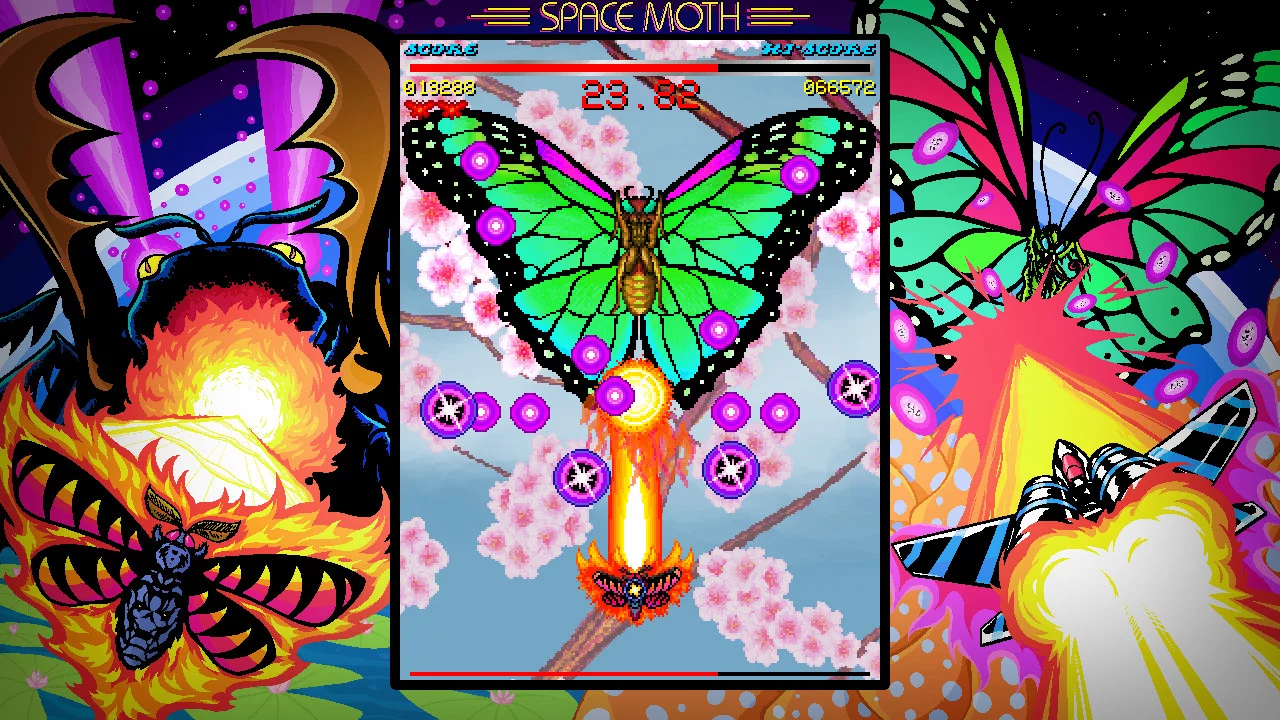 Изображение игры: Space Moth DX