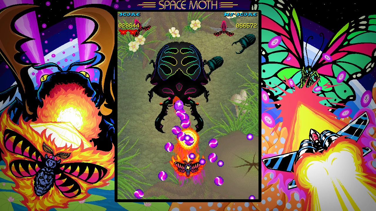 Изображение игры: Space Moth DX