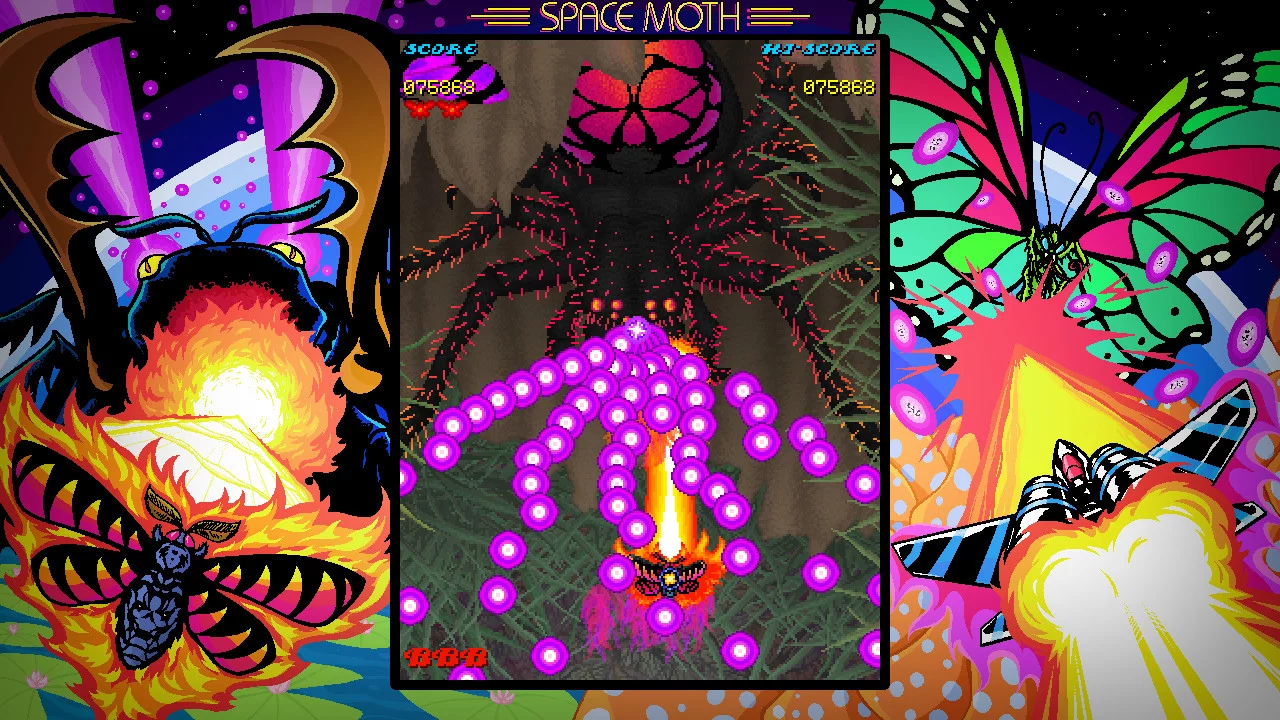 Изображение игры: Space Moth DX