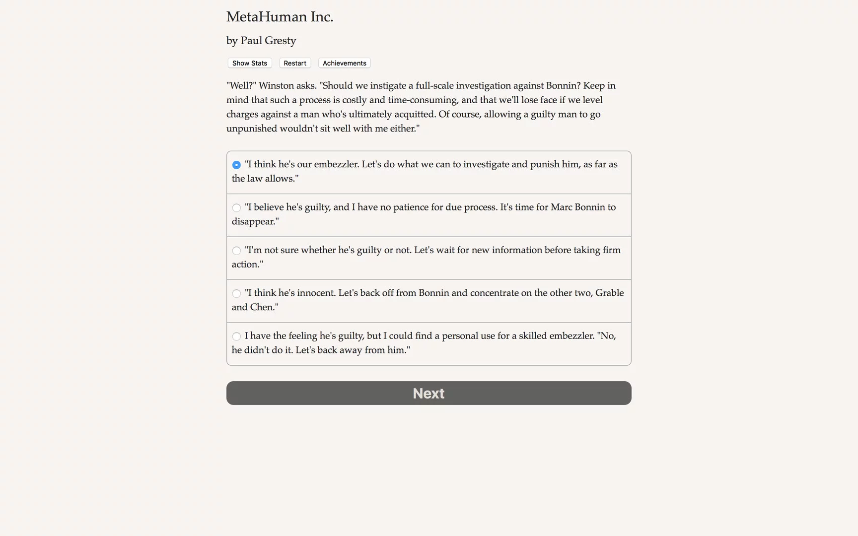 Изображение игры: MetaHuman Inc.