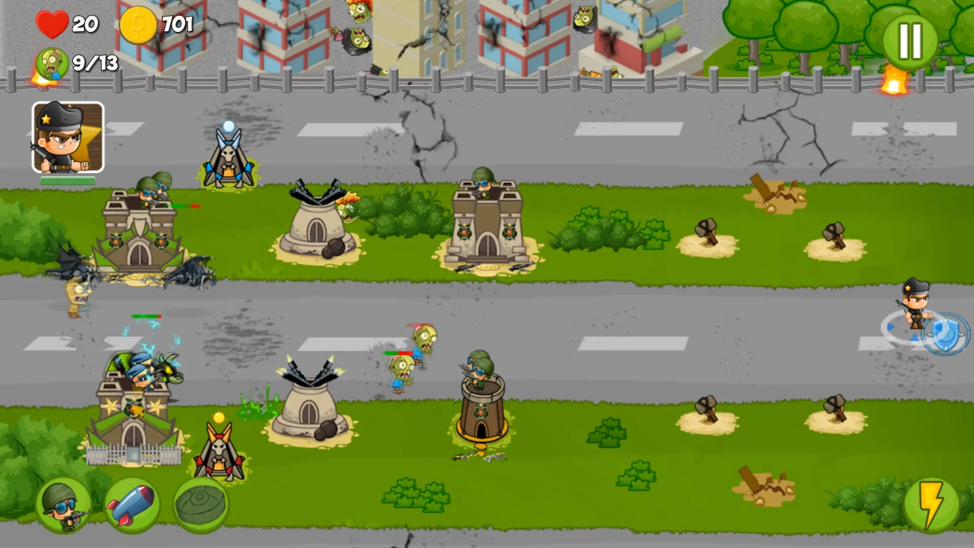 Изображение игры: Zombie Wars: Invasion