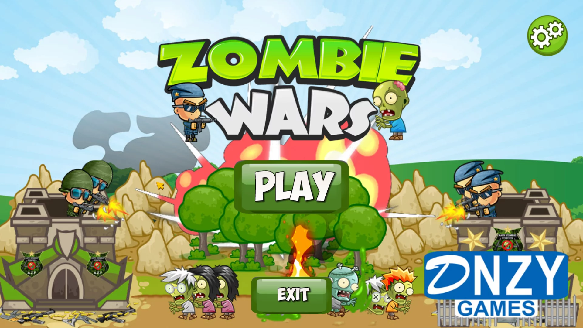 Изображение игры: Zombie Wars: Invasion