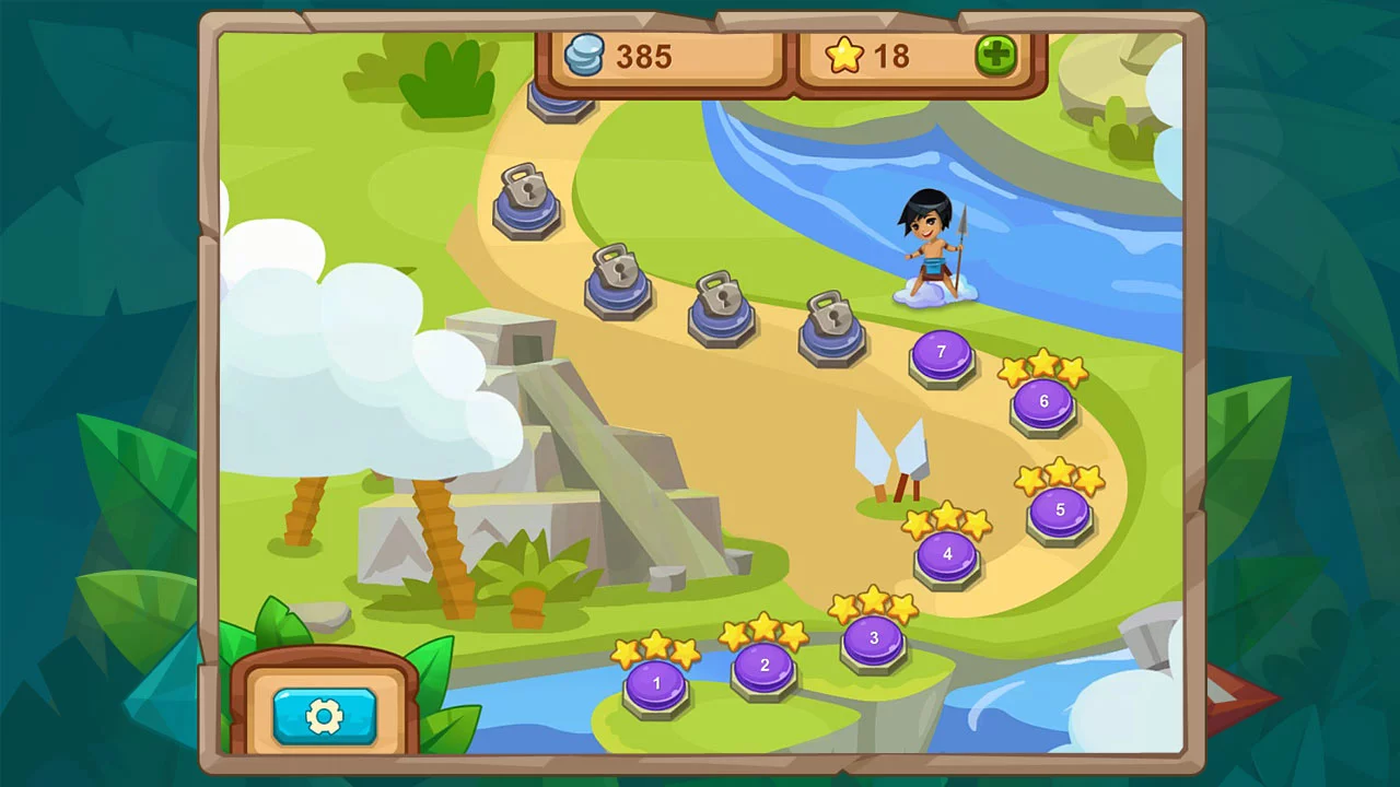 Изображение игры: Gems of the Aztecs
