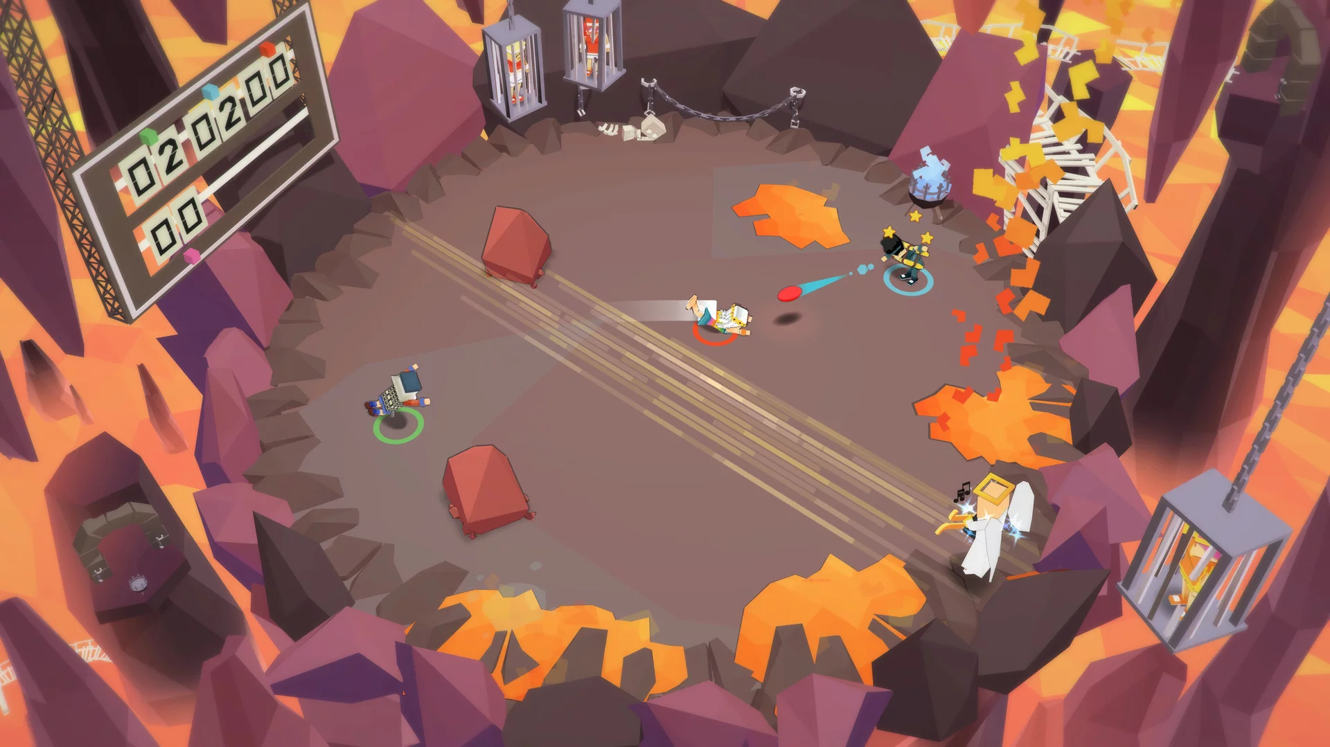 Изображение игры: Stikbold! A Dodgeball Adventure