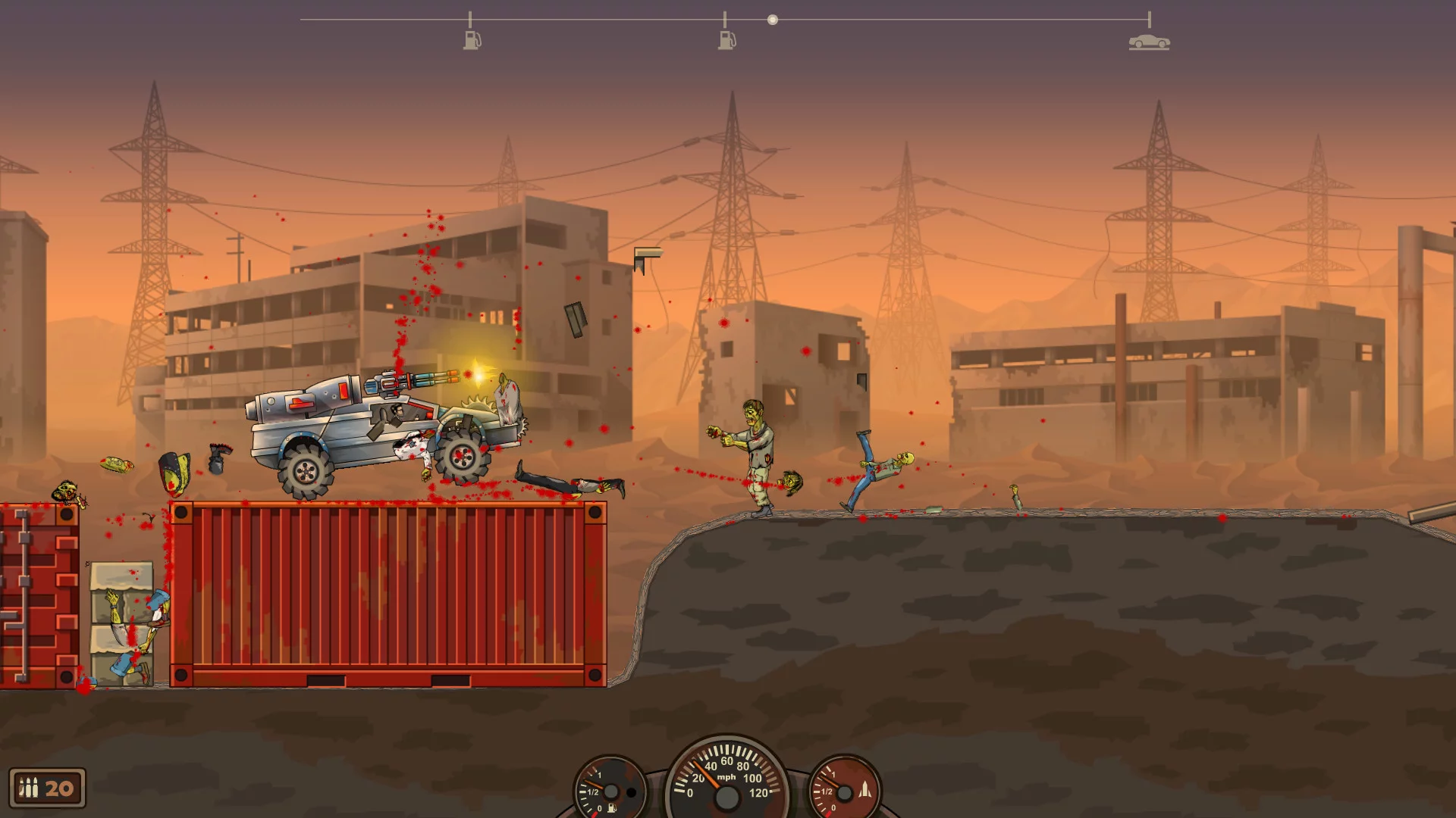 Изображение игры: Earn to Die 2