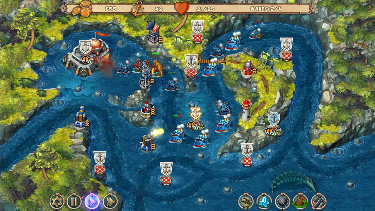Изображение игры: Iron Sea Defenders