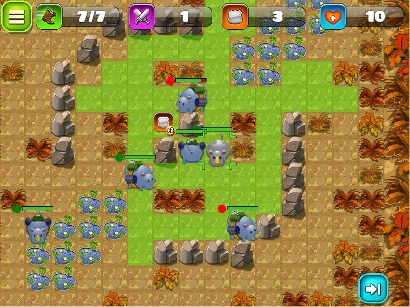 Изображение игры: Rhino's Rage