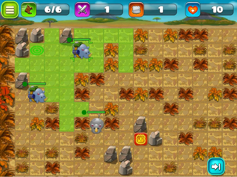 Изображение игры: Rhino's Rage