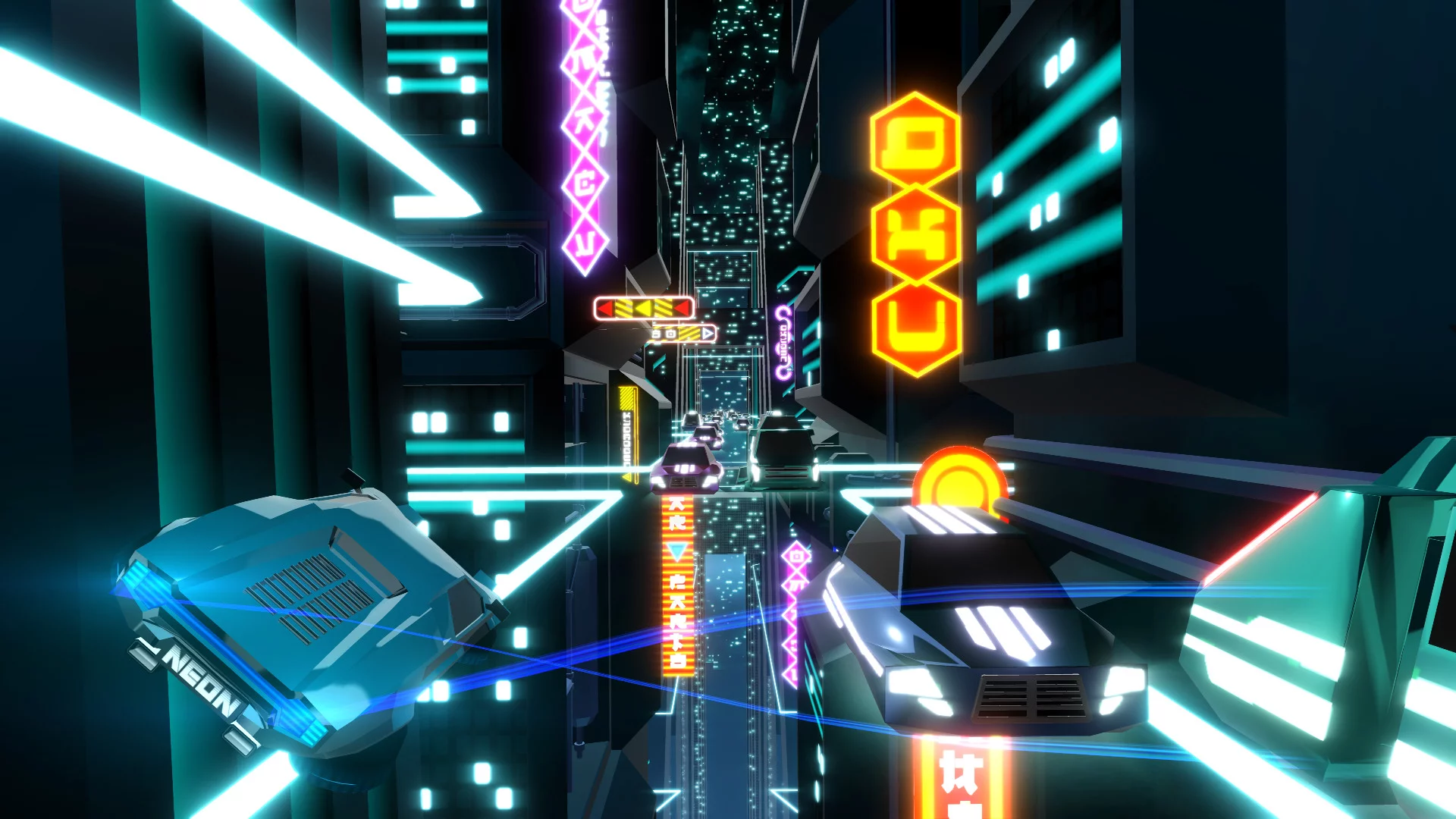 Изображение игры: Neon Drive