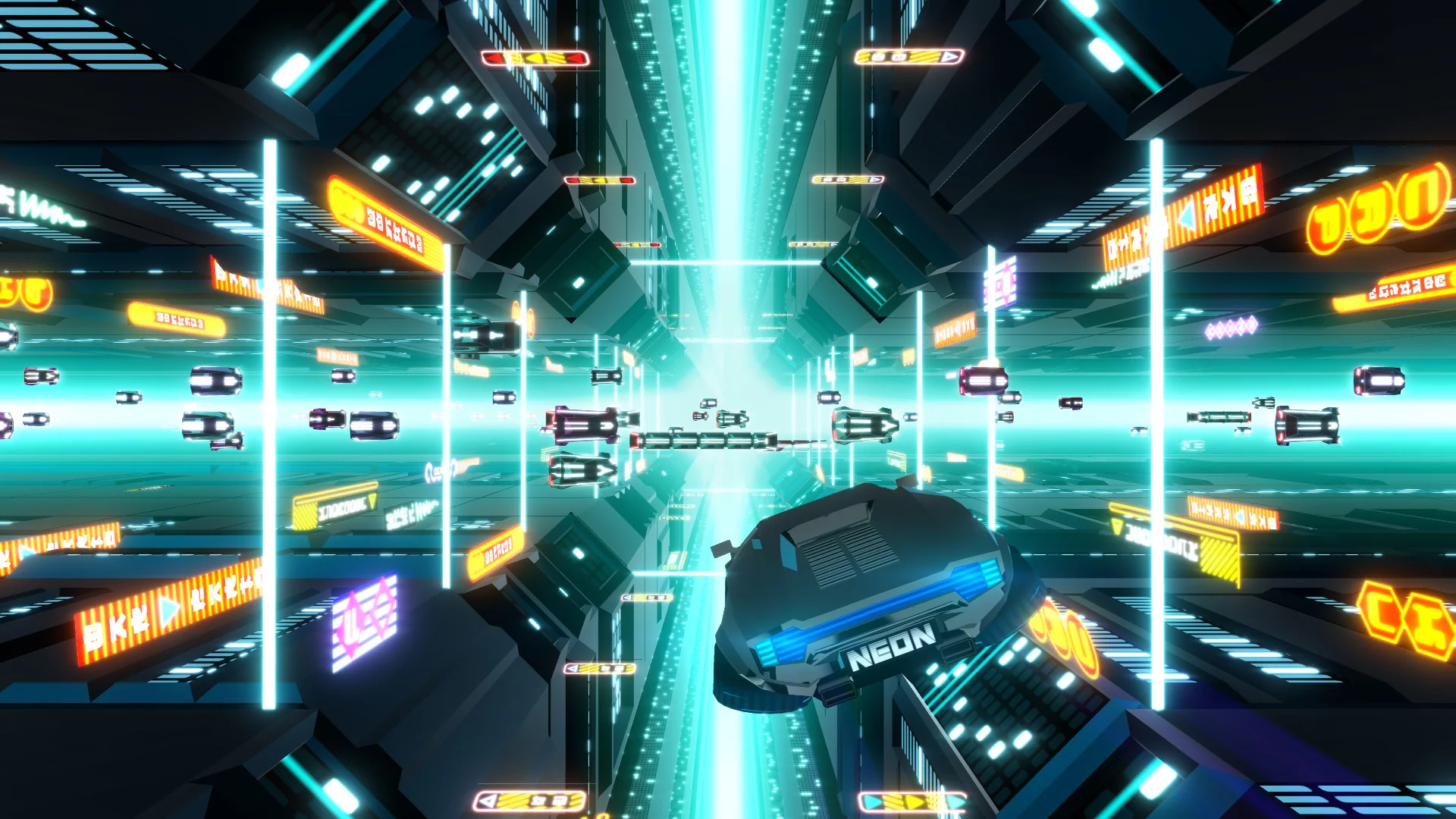Изображение игры: Neon Drive