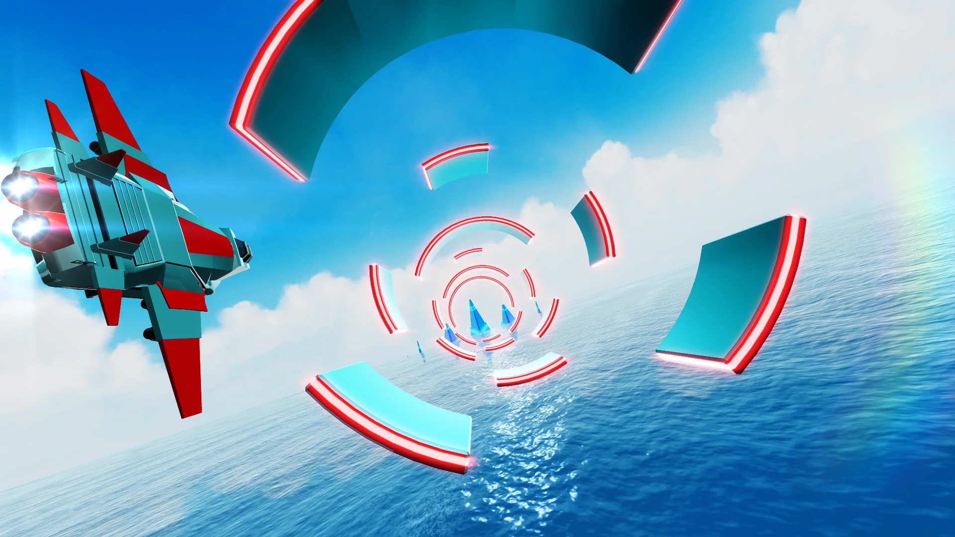 Изображение игры: Neon Drive