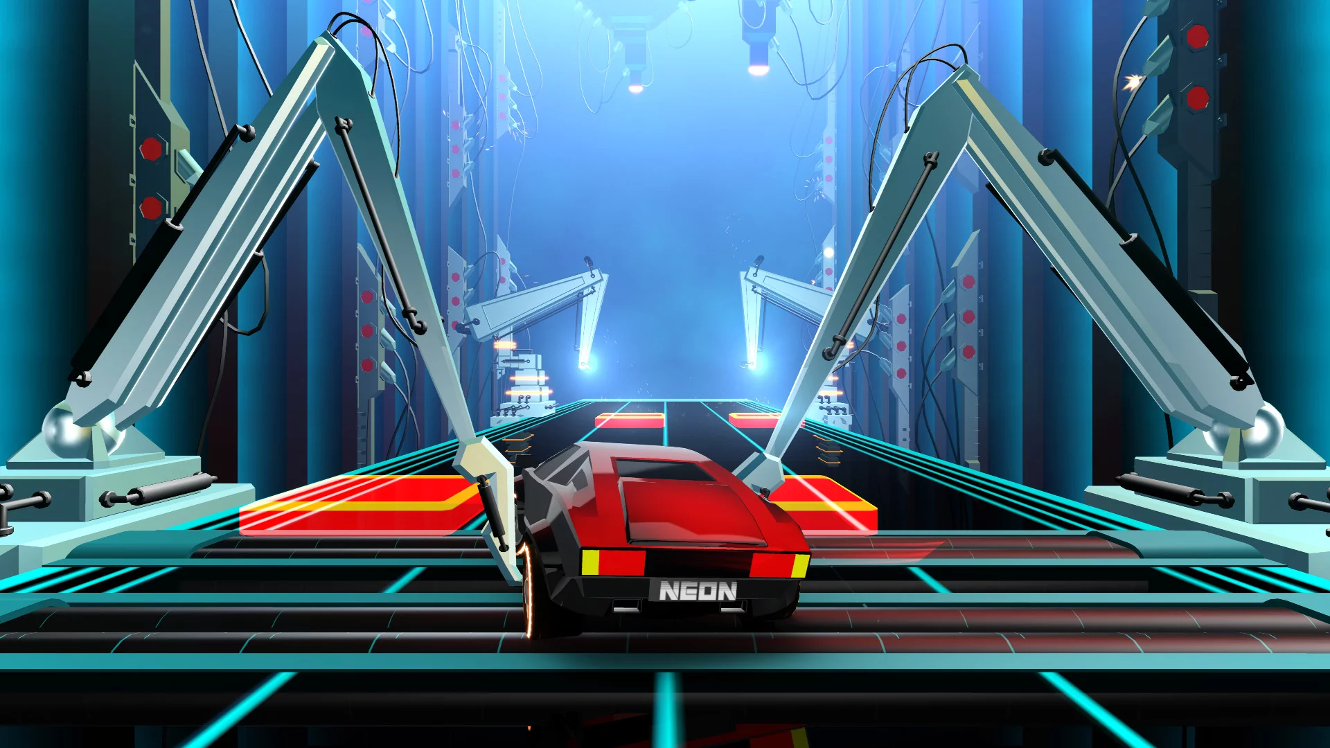 Изображение игры: Neon Drive