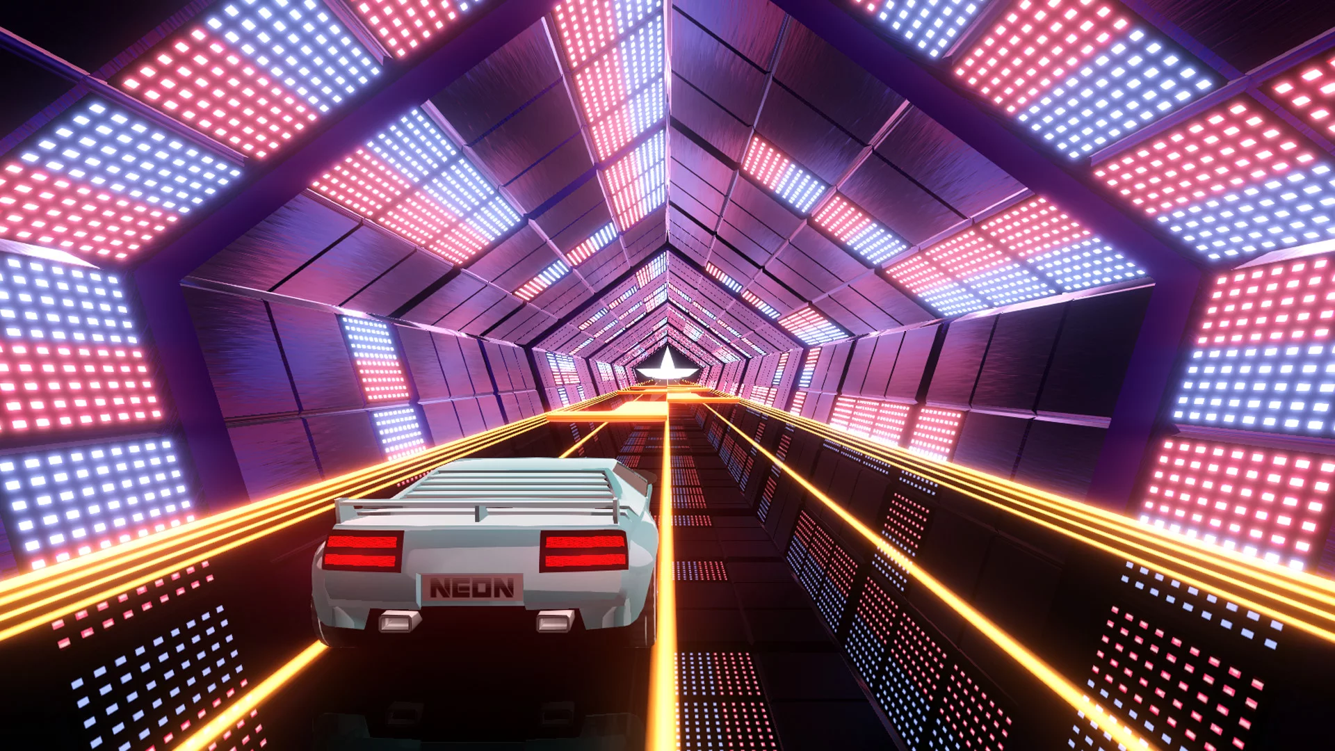 Изображение игры: Neon Drive