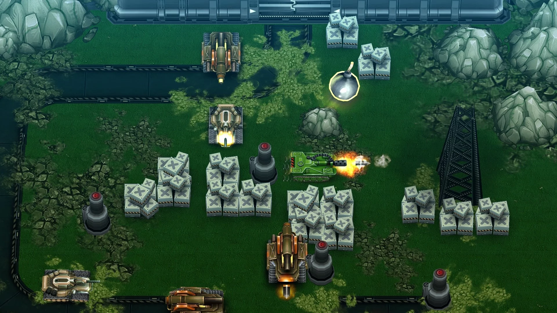 Изображение игры: Tank Brawl