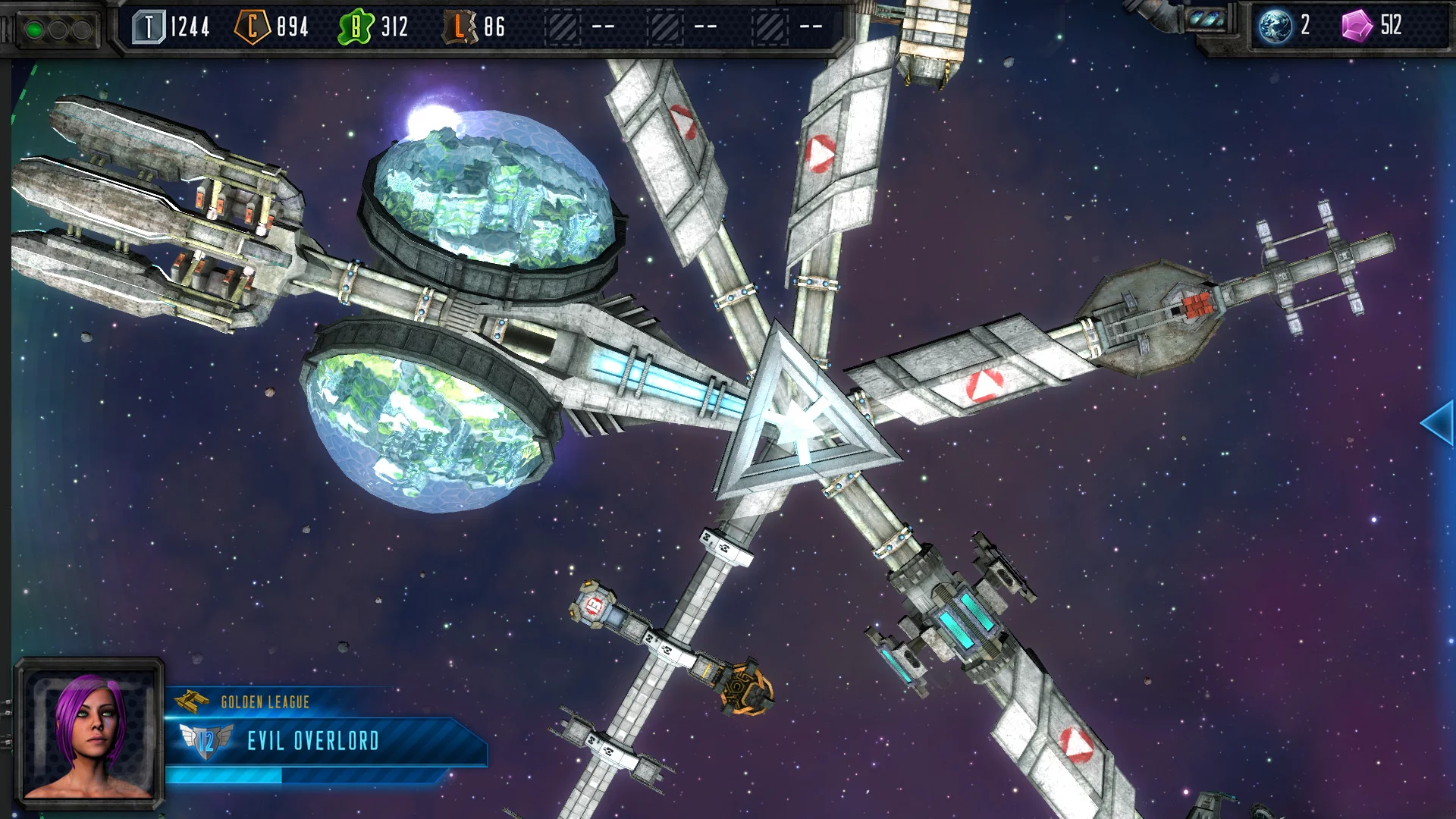Изображение игры: Space Battle Core