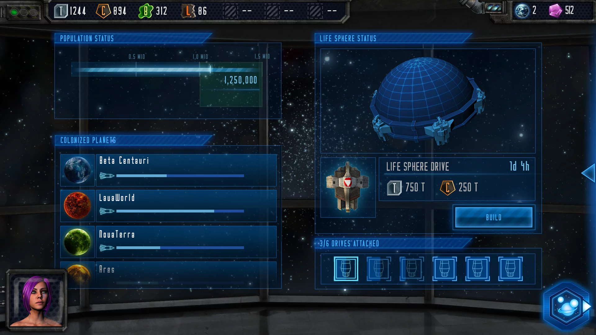Изображение игры: Space Battle Core