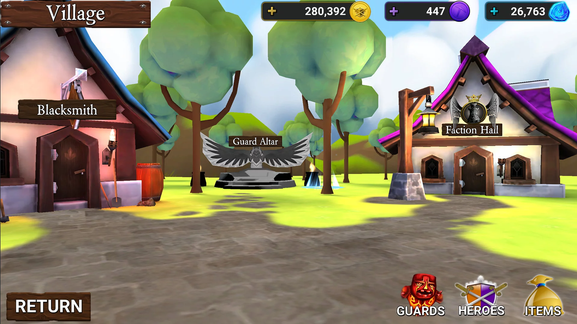 Изображение игры: Heroes of Shadow Guard
