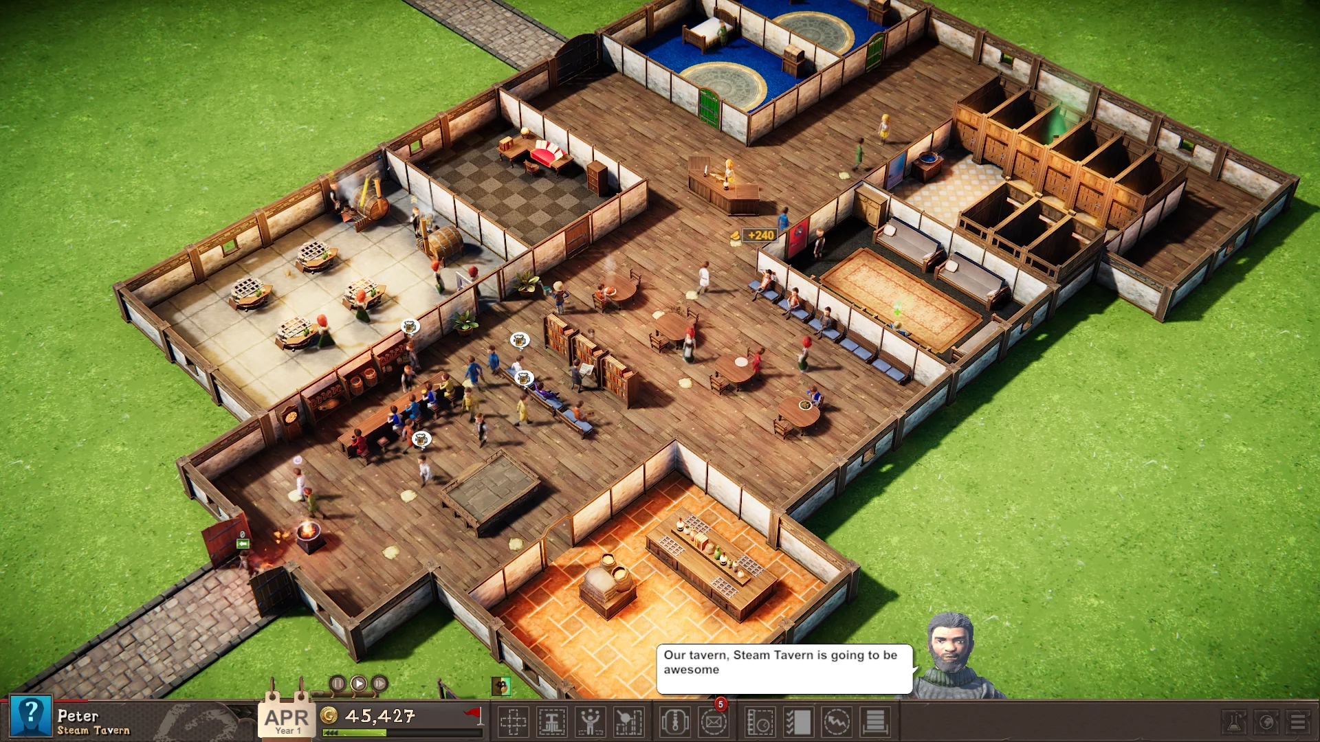 Изображение игры: Tavern Tycoon - Dragon's Hangover