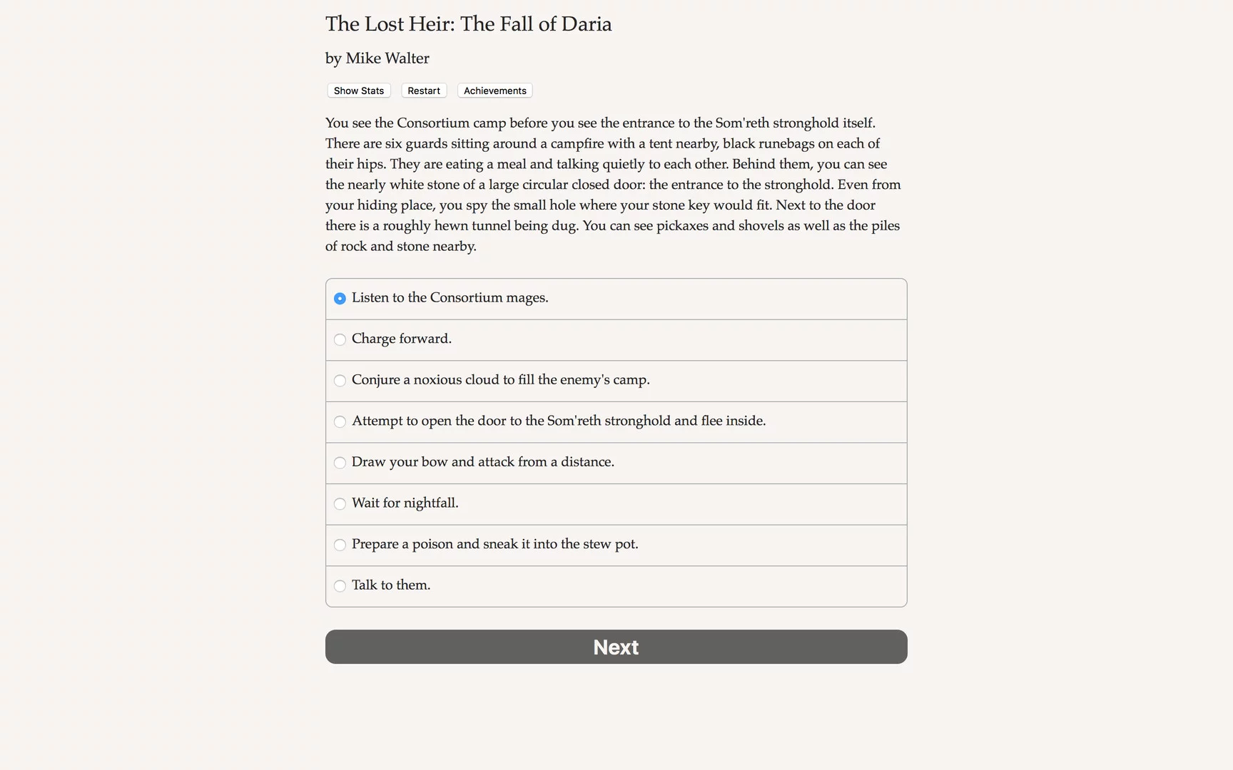 Изображение игры: The Lost Heir: The Fall of Daria