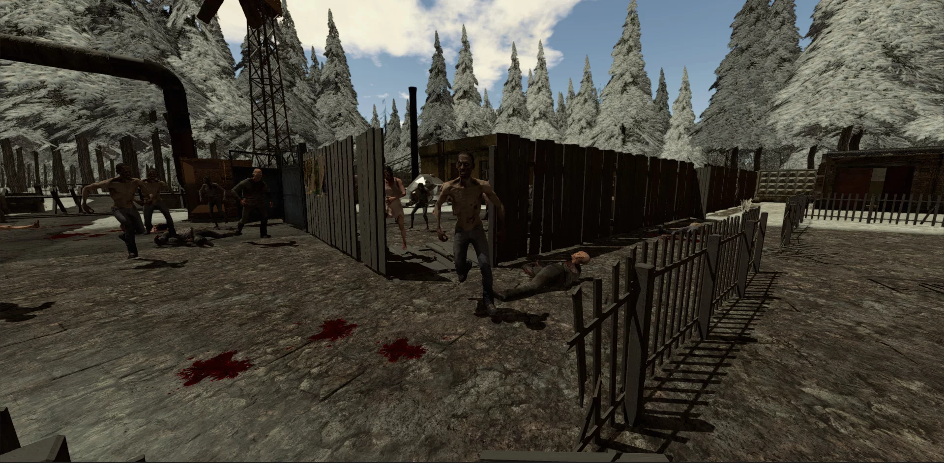 Изображение игры: Survival Zombies The Inverted Evolution