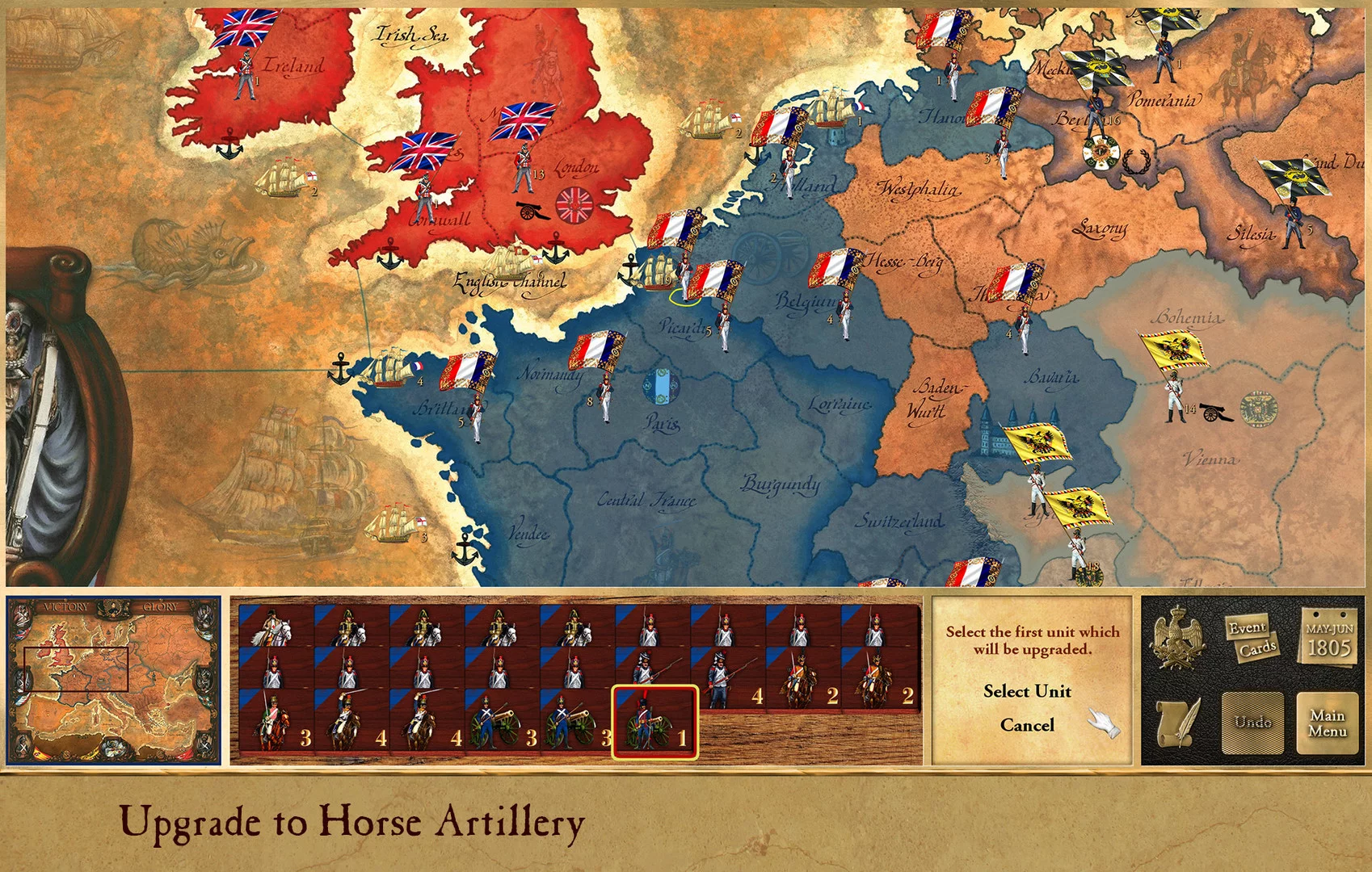 Изображение игры: Victory and Glory: Napoleon