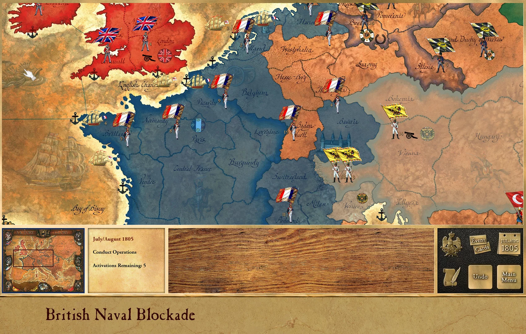 Изображение игры: Victory and Glory: Napoleon