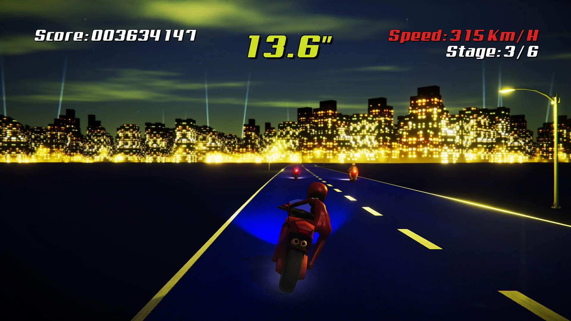 Изображение игры: Super Night Riders