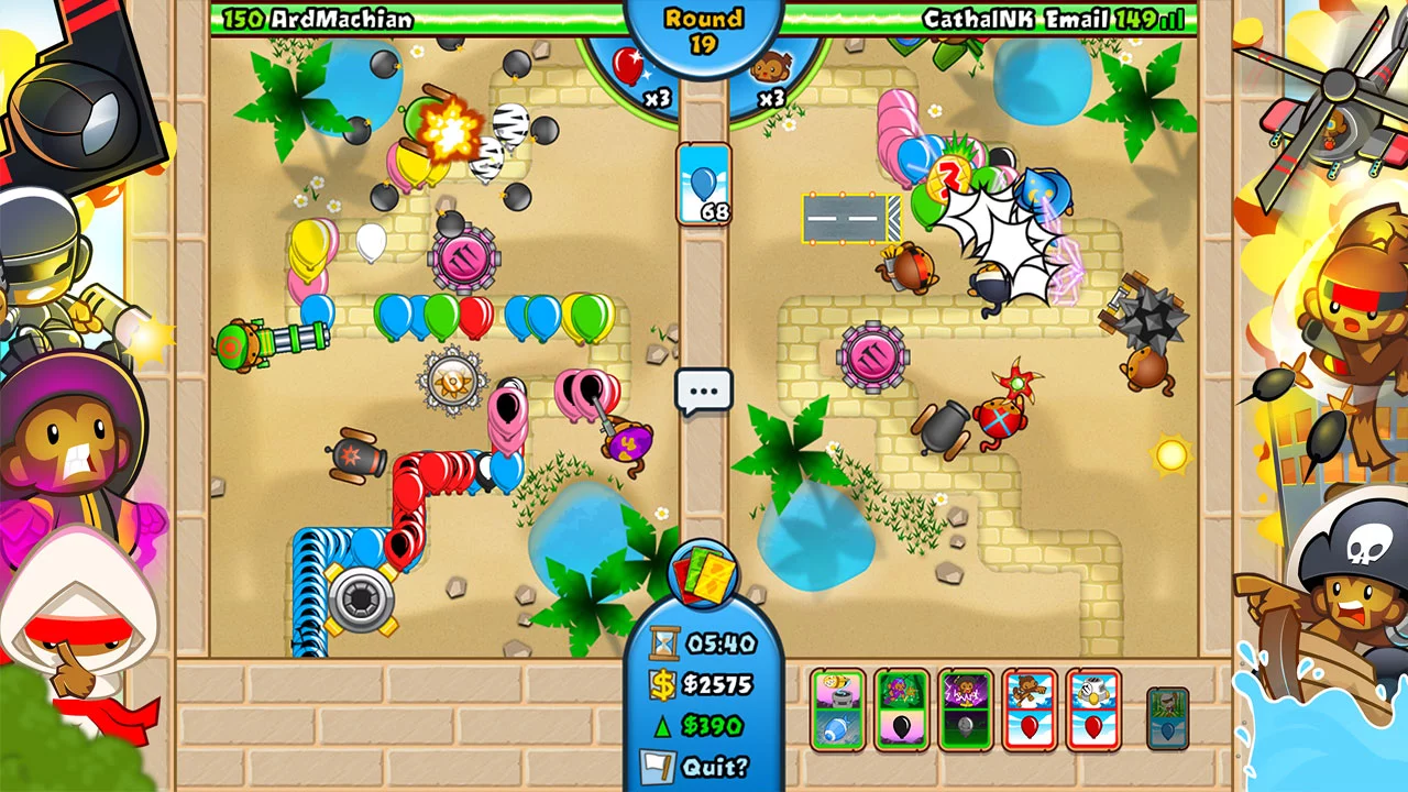 Изображение игры: Bloons TD Battles