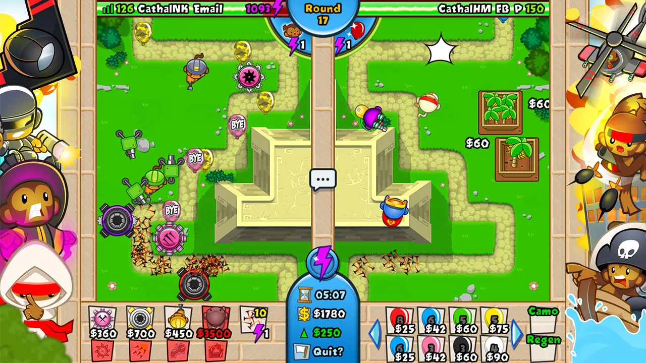 Изображение игры: Bloons TD Battles
