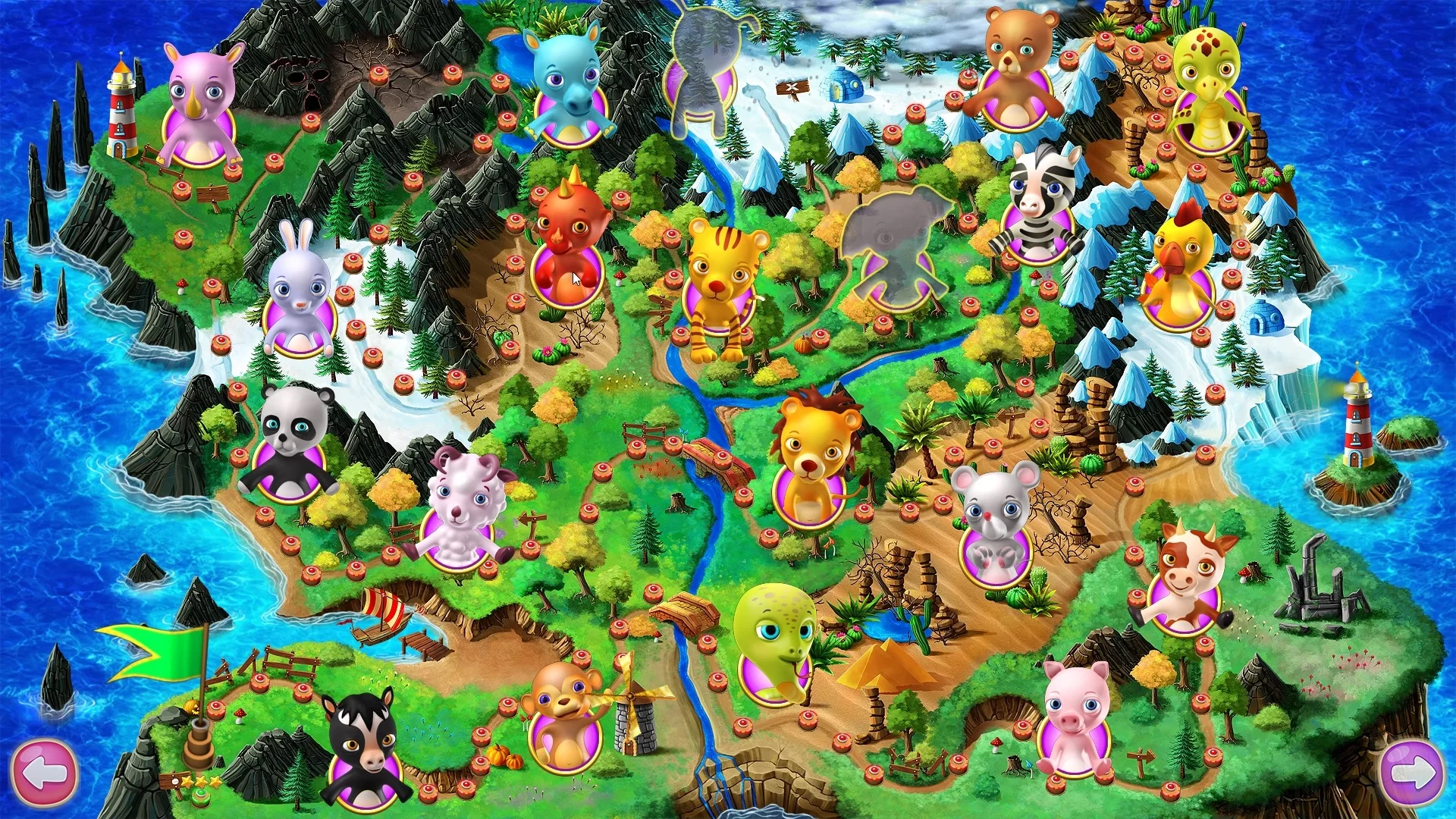 Изображение игры: Happy Critters
