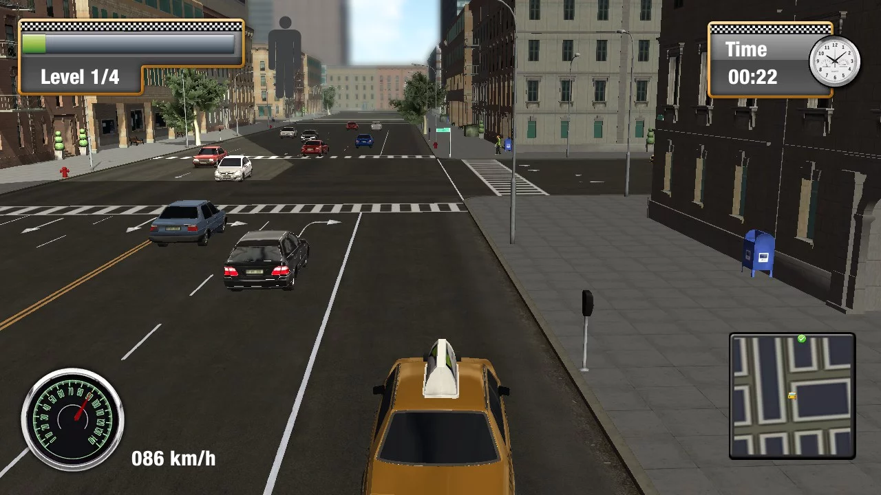 Изображение игры: New York Taxi Simulator