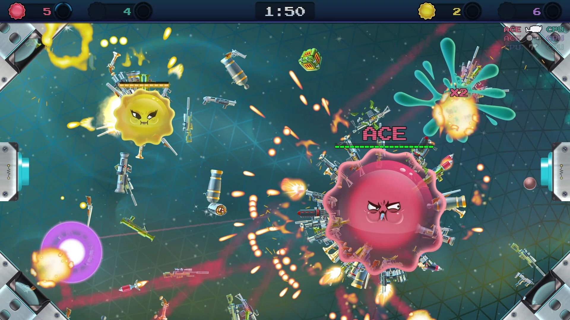 Изображение игры: Armed and Gelatinous: Couch Edition