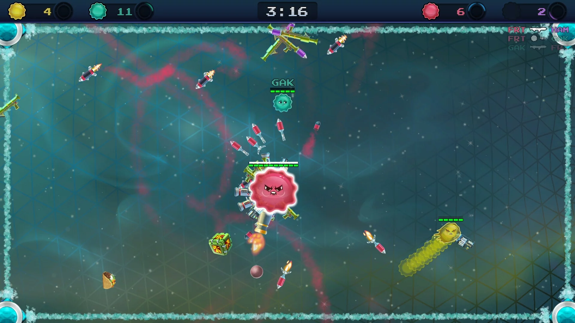 Изображение игры: Armed and Gelatinous: Couch Edition